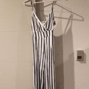 Black and white jumpsuit